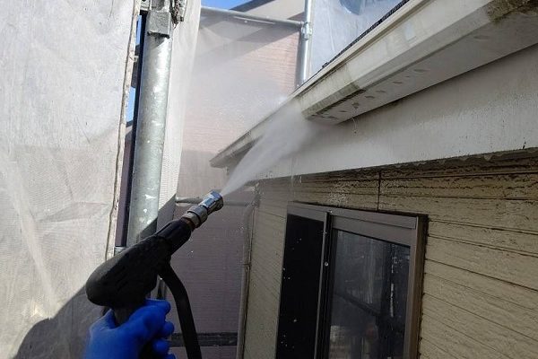 千葉県千葉市緑区　屋根塗装　防水工事　高圧洗浄1 (2)
