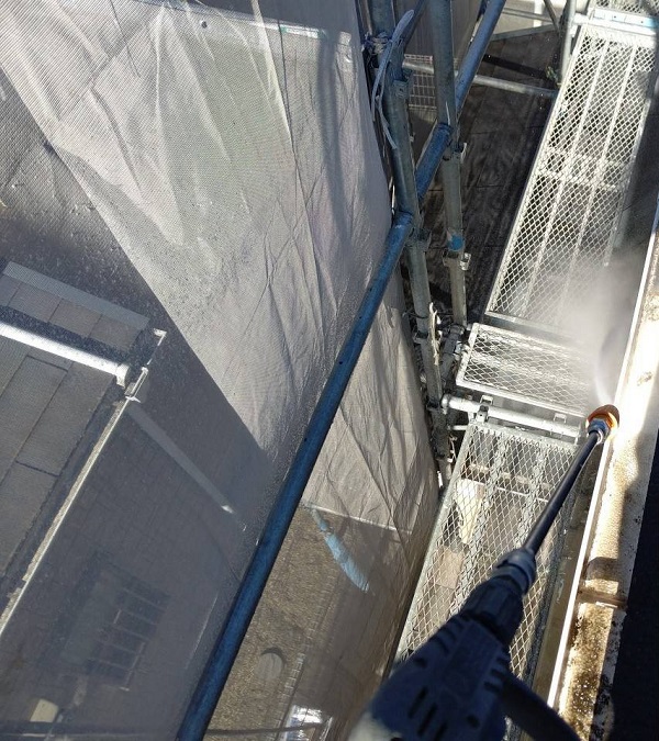 千葉県千葉市緑区　屋根塗装　防水工事　高圧洗浄1 (1)