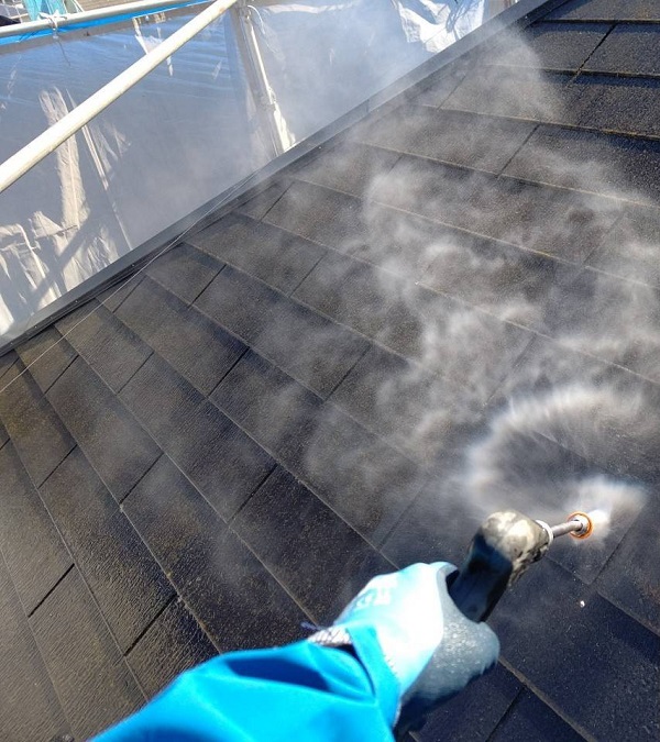 千葉県千葉市緑区　屋根塗装　防水工事　高圧洗浄1 (4)