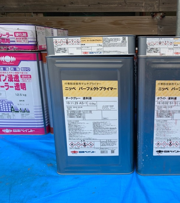 千葉県千葉市緑区　屋根塗装　防水工事　塗料について　日本ペイント　ファイン浸透シーラー　パーフェクトプライマー　サーモアイSi1 (2)