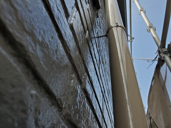 千葉県千葉市緑区　屋根塗装　防水工事　付帯部塗装　雨樋　車庫シャッター (3)