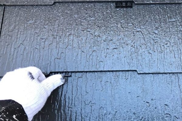 千葉県八千代市　屋根塗装　付帯部塗装　タスペーサー　縁切り1