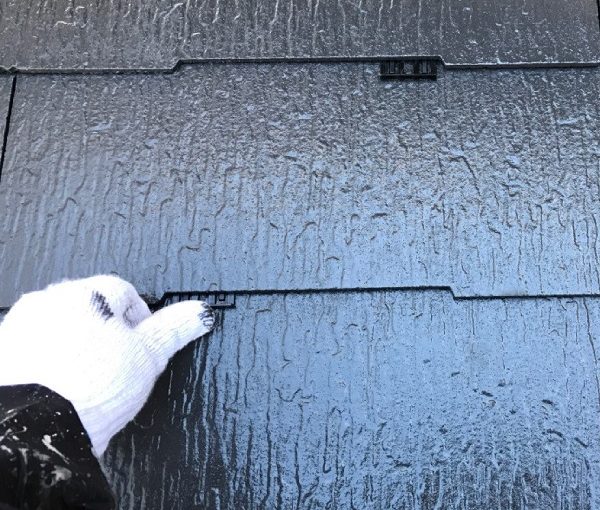 千葉県八千代市　屋根塗装　付帯部塗装　タスペーサー　縁切り1