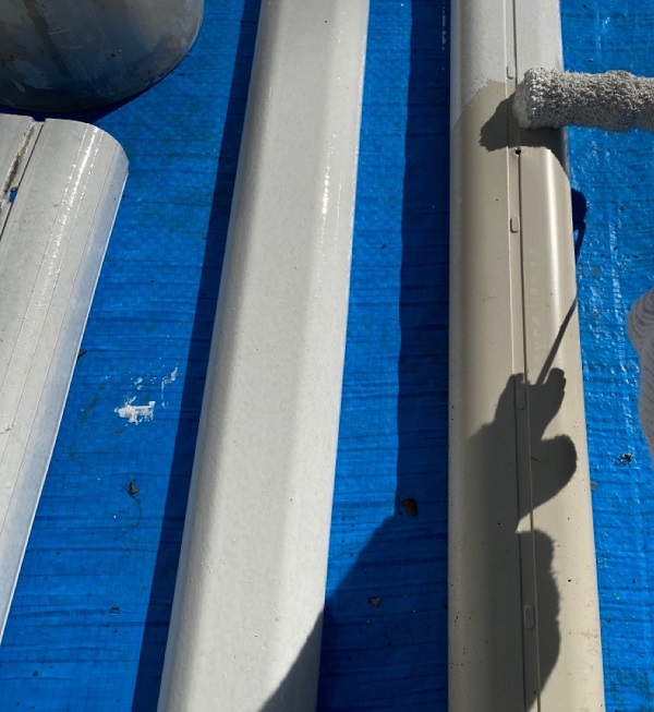 千葉県八千代市　屋根塗装　外壁塗装　付帯部塗装　スリムダクト塗装 (3)