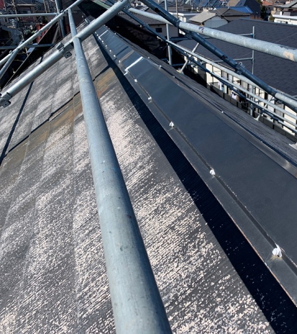 千葉県八千代市　屋根塗装　外壁塗装　付帯部塗装　板金シーリング処理 (1)