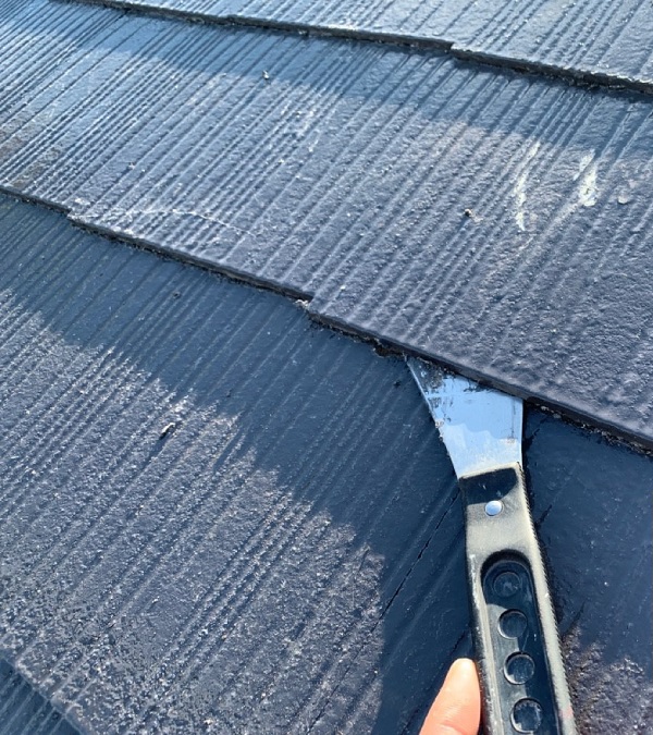 千葉県八千代市　屋根塗装　外壁塗装　付帯部塗装　タスペーサー　縁切り (3)