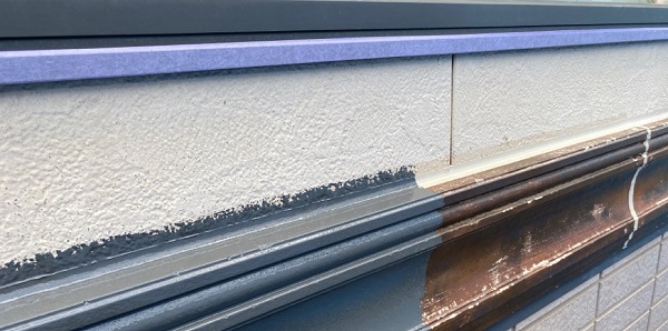 千葉県市原市　S様邸　屋根塗装・外壁塗装　帯板　シャッターボックス (4)