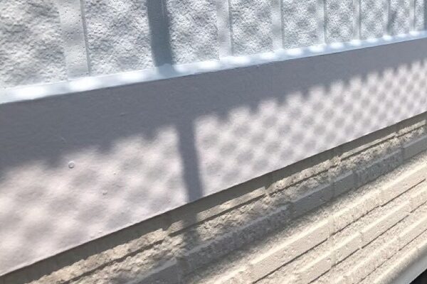 千葉県四街道市　K様邸　屋根重ね葺き工事・外壁塗装　帯板塗装　写真付き工程
