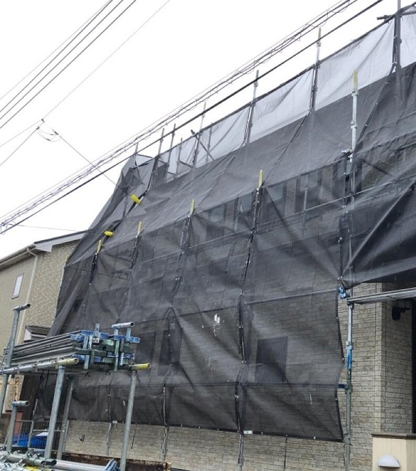 千葉県習志野市　T様邸　屋根塗装・外壁塗装　足場設置が必要な理由 (3)