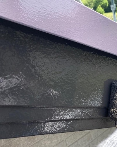 千葉県習志野市　T様邸　屋根塗装・外壁塗装　破風板・鼻隠しの塗装 (2)