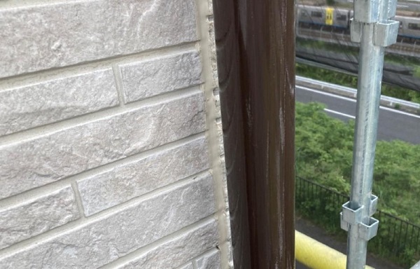 千葉県習志野市　T様邸　屋根塗装・外壁塗装　雨樋の塗装 (1)