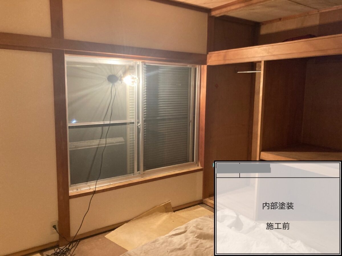 千葉県習志野市　M様邸　内部塗装　ケレン作業を行いました！（2）