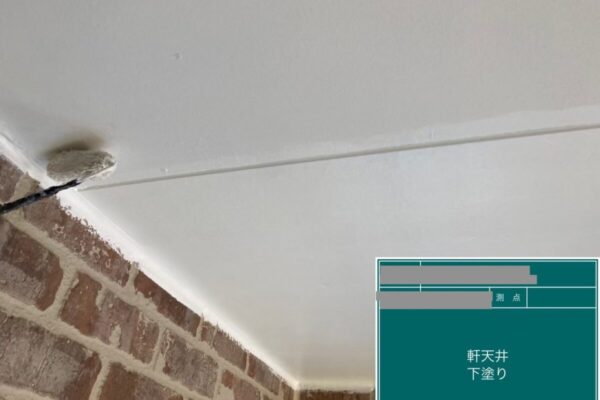 千葉県千葉市稲毛区　K様邸　外壁塗装、軒天井の下塗りを行いました！