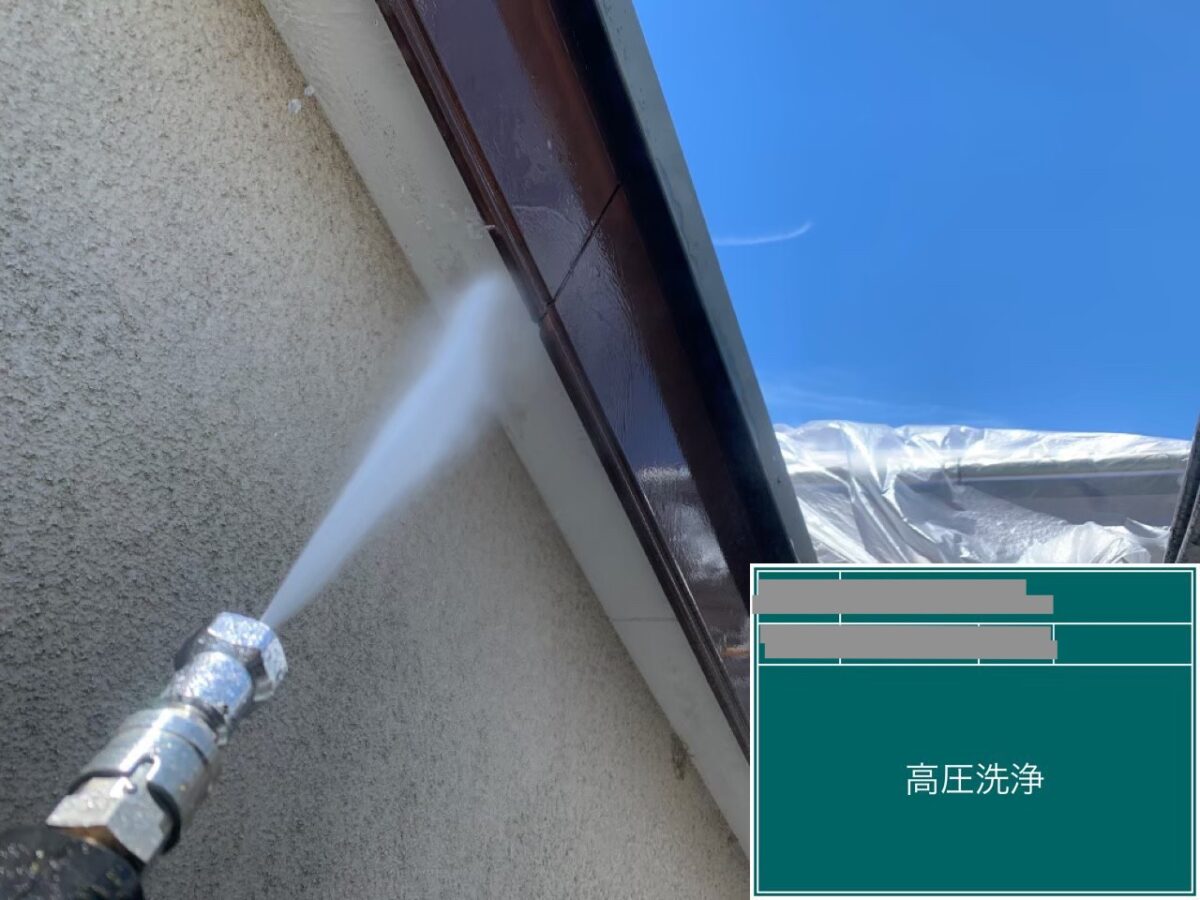 千葉県千葉市稲毛区　K様邸　外壁塗装、高圧洗浄を行いました！（3）