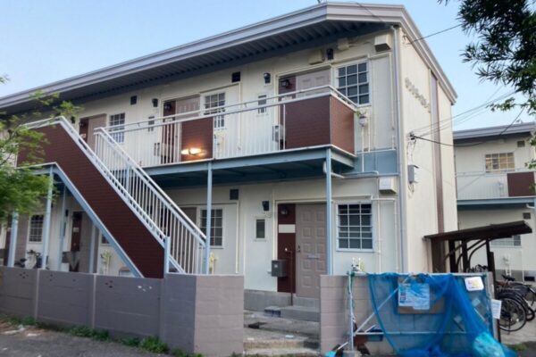 千葉市稲毛区　D様・アパート、外壁・屋根・バルコニー・付帯部塗装