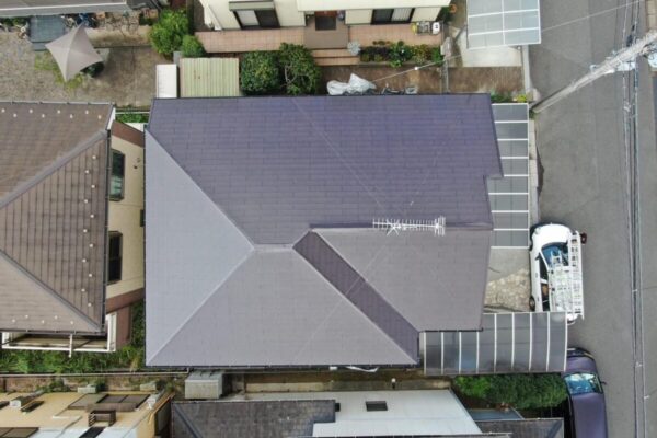 千葉県四街道市　F様邸　スレート屋根の塗装