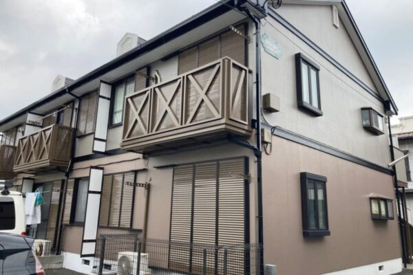 千葉県四街道市　A様ご依頼　アパートの外壁・屋根・付帯部塗装