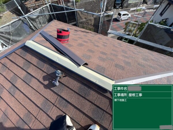 千葉県四街道市　M様邸　屋根葺き替え工事　屋根材設置～貫板施工　貫板におすすめの素材