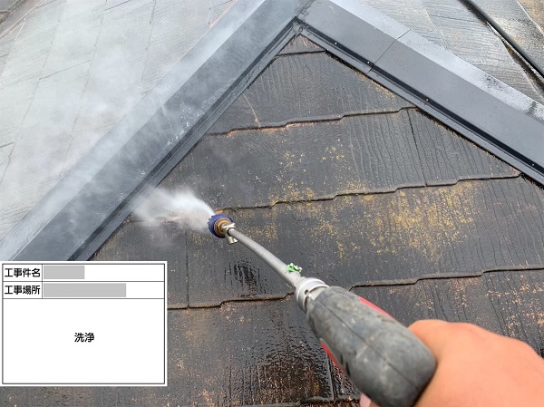 千葉県習志野市・M様　外壁塗装・屋根塗装　高圧洗浄で綺麗になりました！ (2)