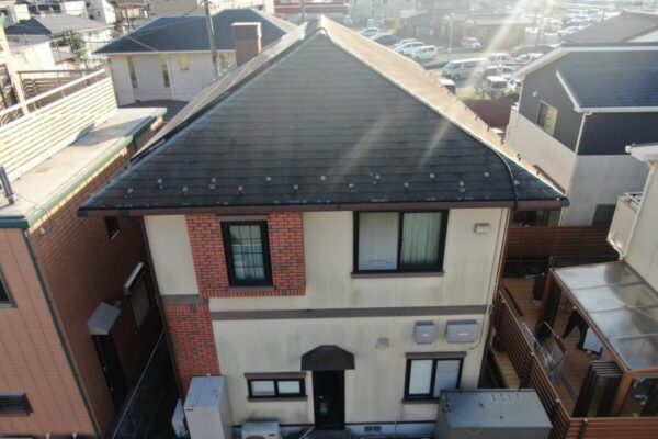 千葉県千葉市稲毛区　K様邸　屋根葺き替え・外壁塗装　葺き替えで屋根を一新しました