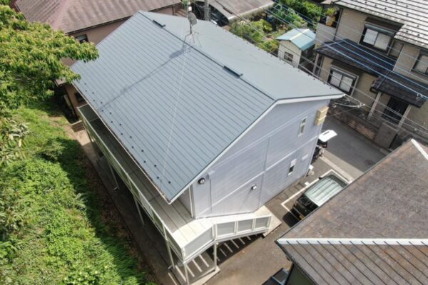 千葉県佐倉市　アパート　屋根塗装・外壁塗装・付帯部塗装・鉄骨階段塗装