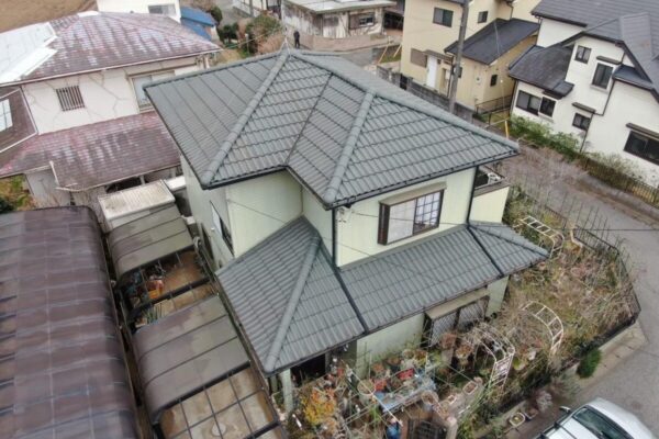 千葉県八街市　Y様邸　セメント瓦塗装・外壁塗装・付帯部塗装