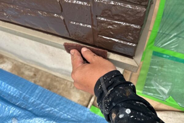 千葉県千葉市中央区　S様邸　外壁塗装工事　付帯部塗装　水切りの塗装って必要？