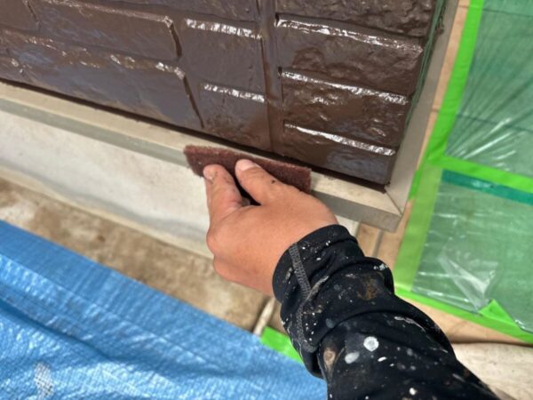 千葉県千葉市中央区　S様邸　外壁塗装工事　付帯部塗装　水切りの塗装って必要？