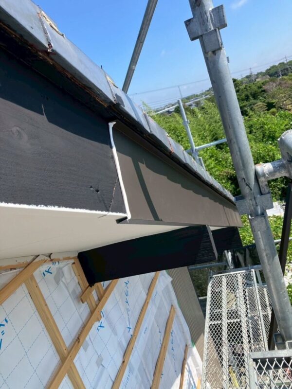 千葉県四街道市　A様邸　外壁工事　破風板　板金巻きで雨漏り防止！