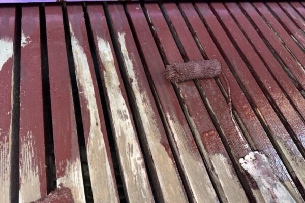 千葉県千葉市若葉区　N様邸　付帯部塗装　外壁と一緒に濡縁の塗装もおこないました！