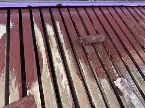 千葉県千葉市若葉区　N様邸　付帯部塗装　外壁と一緒に濡縁の塗装もおこないました！