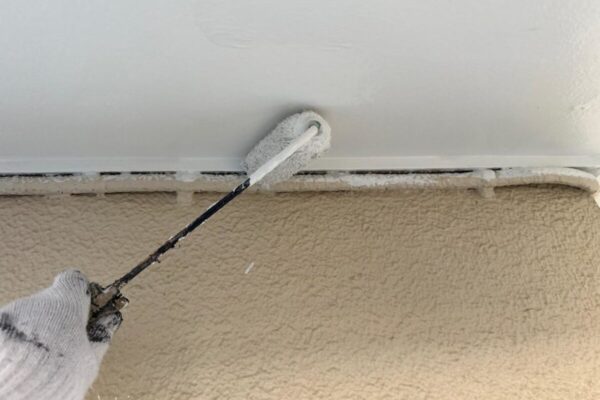 千葉県千葉市若葉区　N様邸　付帯部塗装　美観向上のために軒天塗装をおこないました！