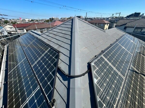 千葉県八千代市 I様邸 屋根塗装・外壁塗装 現地調査にて状況を確認
