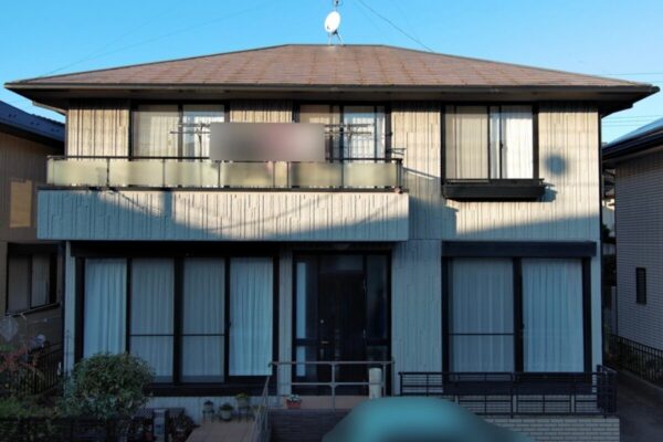 千葉県四街道市　O様　屋根塗装・外壁塗装工事　色あせた茶色の屋根が深みのあるグリーンへ