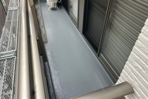 千葉県四街道市　K様邸　ベランダ防水工事　雨漏り対策から完成まで